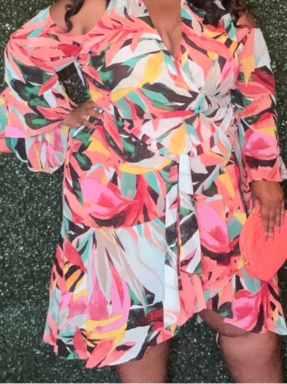 Ashley Stewart midi Flowy Dress